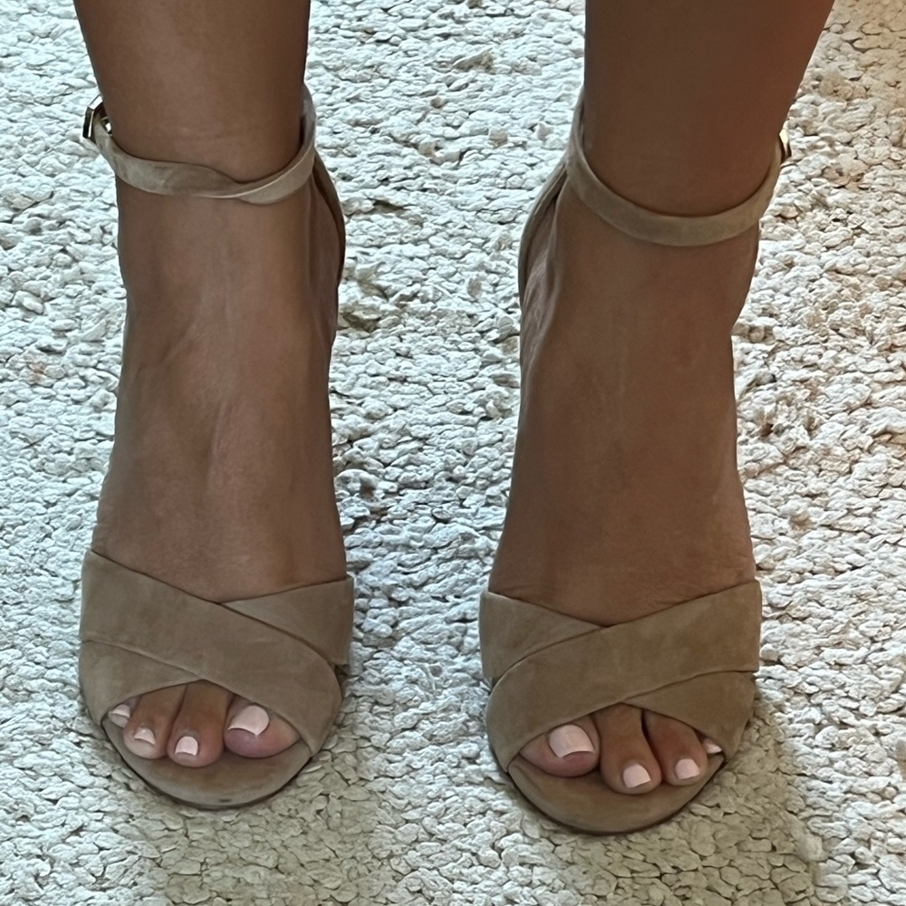 Sexy block heel ankle strap sandal